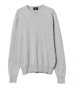 MORGANO × BEAMS F / 別注 コットン ハイゲージ クルーネック ニット