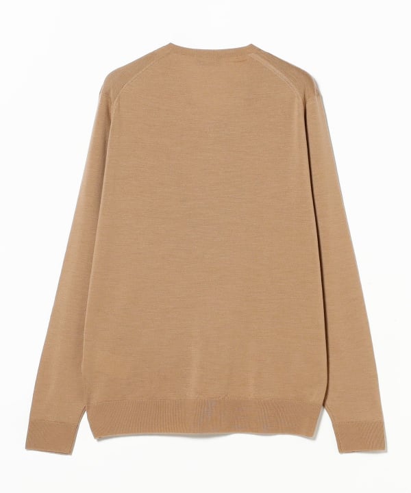 BEAMS F（ビームスF）JOHN SMEDLEY / PACKHAM 30ゲージ Vネック