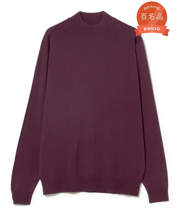 BEAMS F（ビームスF）JOHN SMEDLEY / KILDAY 30ゲージ モックネック