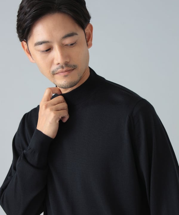 BEAMS F（ビームスF）JOHN SMEDLEY / KILDAY 30ゲージ モックネック