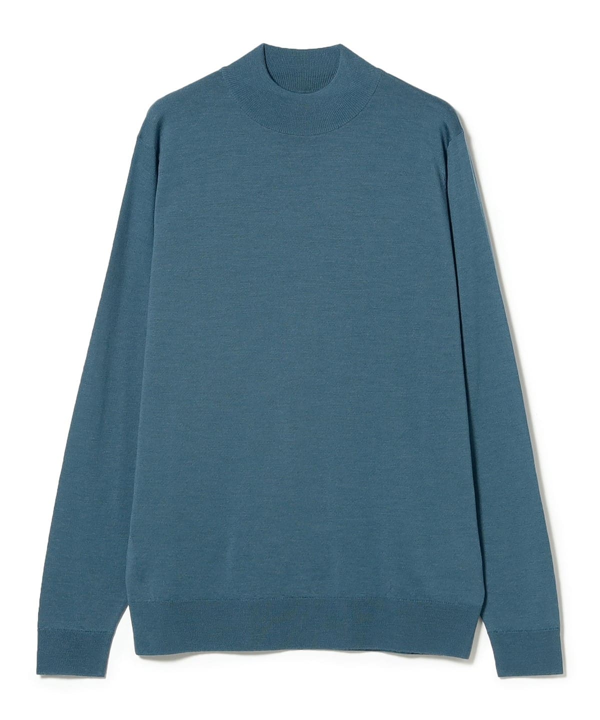 JOHN SMEDLEY ジョン スメドレー / KILDAY 30ゲージ モックネックニット トップス MEN ESTATE BLUE S JOHN SMEDLEY ジョン スメドレー / KILDAY 30ゲージ モックネックニット トップス MEN ESTATE BLUE S