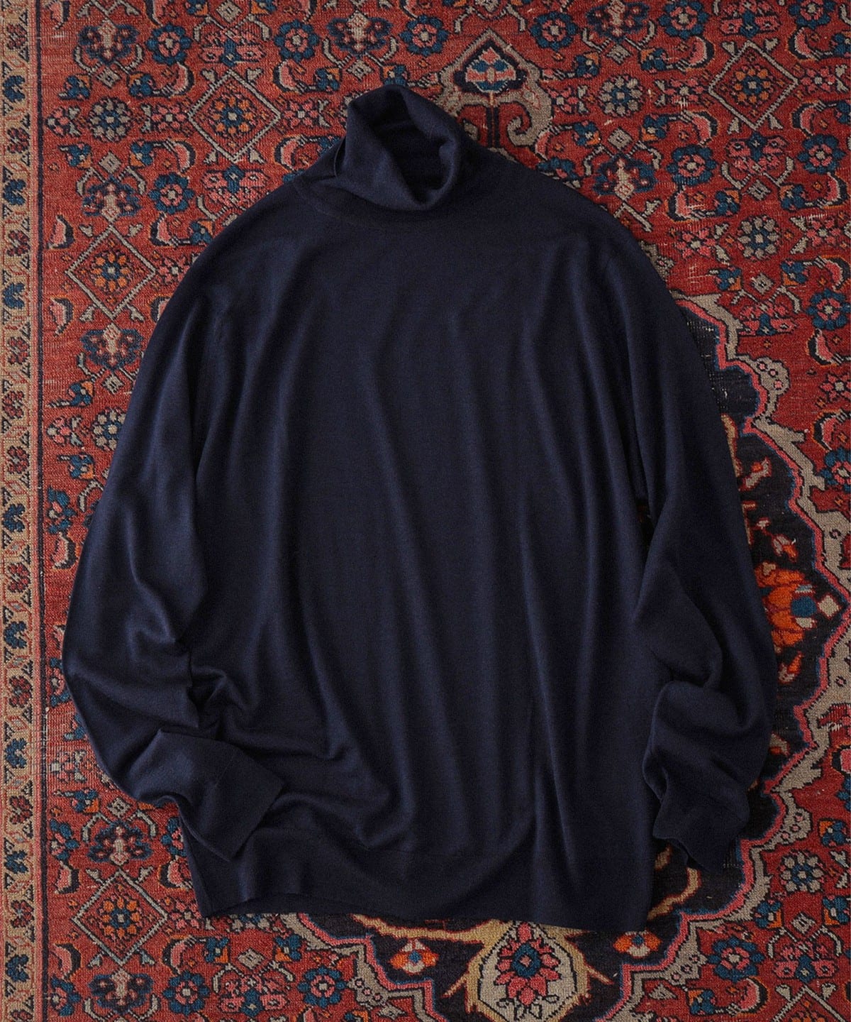 JOHN SMEDLEY ジョン スメドレー / LEVIN 30ゲージ タートルネックニット トップス MEN MIDNIGHT S JOHN SMEDLEY ジョン スメドレー / LEVIN 30ゲージ タートルネックニット トップス MEN MIDNIGHT S