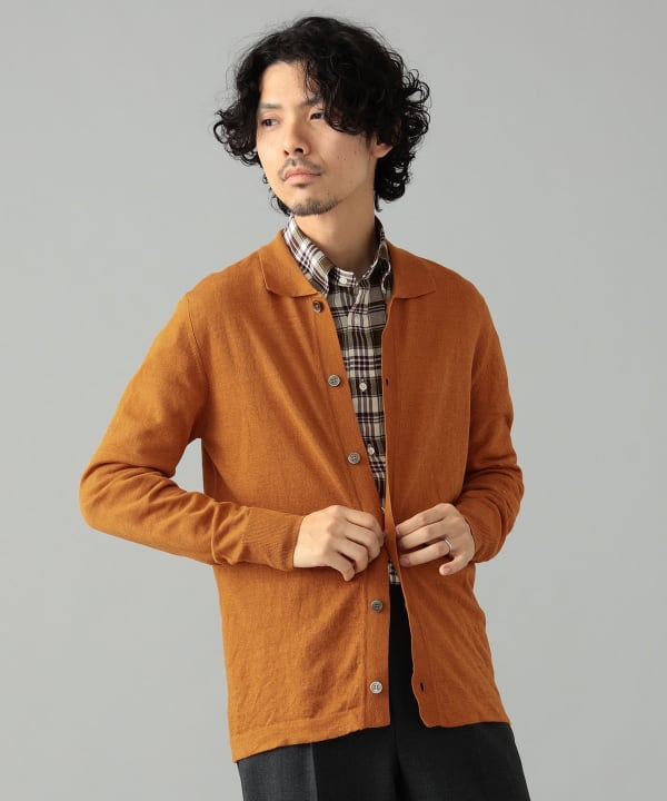 BEAMS F（ビームスF）MORGANO × BEAMS F / 別注 リネンコットン シャツ