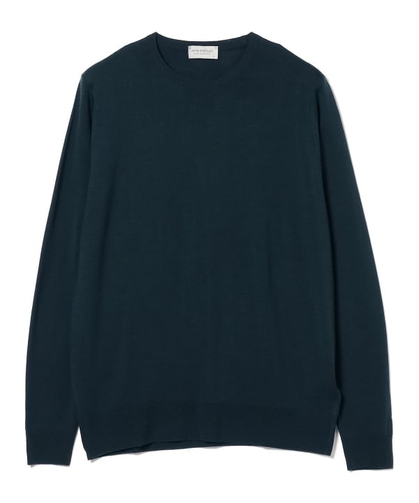 BEAMS F（ビームスF）JOHN SMEDLEY / SCANLAN 30ゲージ クルーネック