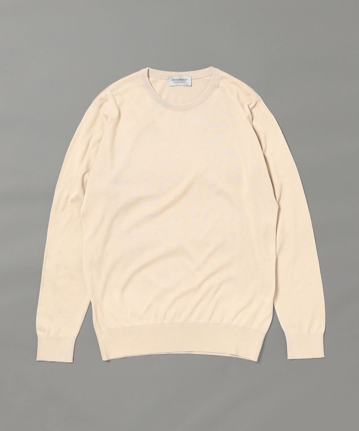 BEAMS F（ビームスF）JOHN SMEDLEY / DAVID 30ゲージ コットン クルー