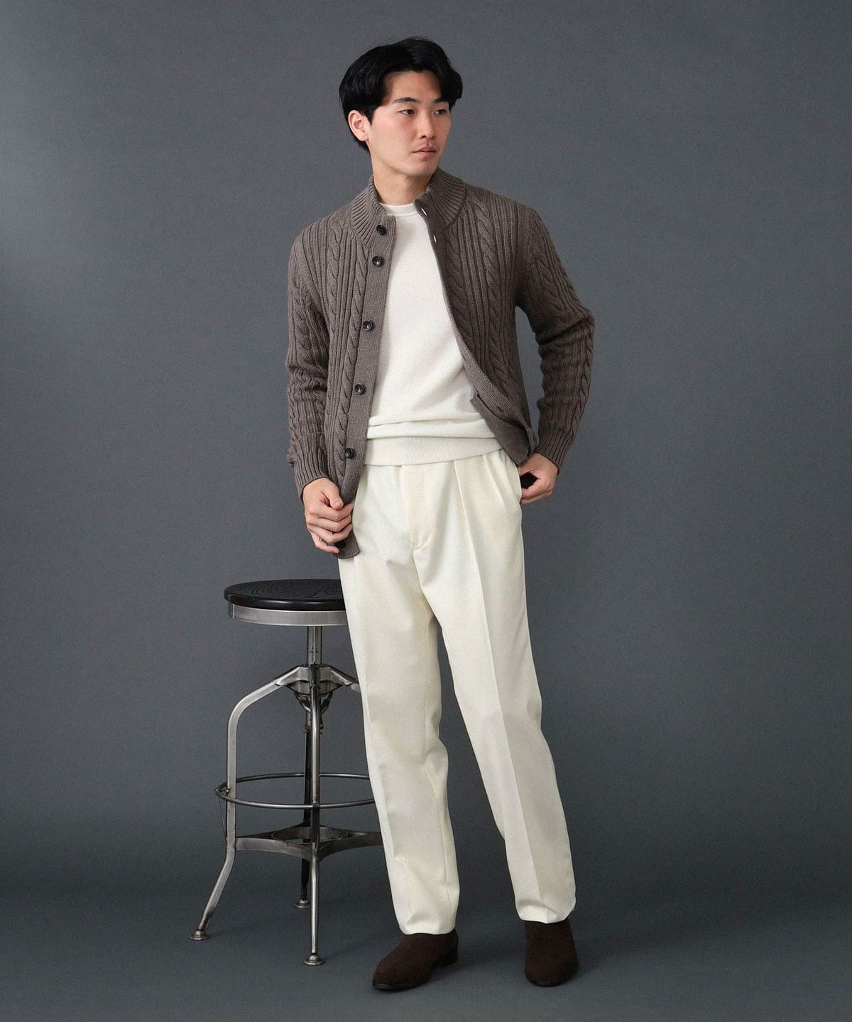 BEAMS F（ビームスF）【別注】BAFY / ウール ケーブル スタンド
