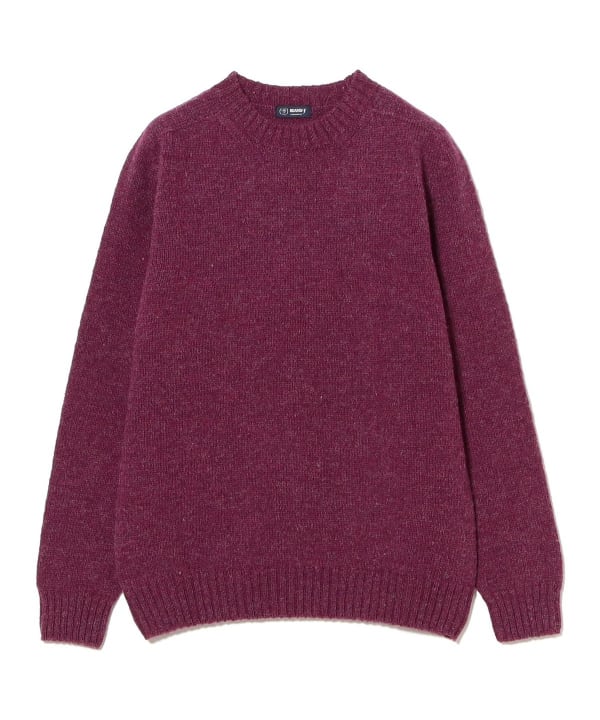 BEAMS F（ビームスF）メランジ シェットランド クルーネック