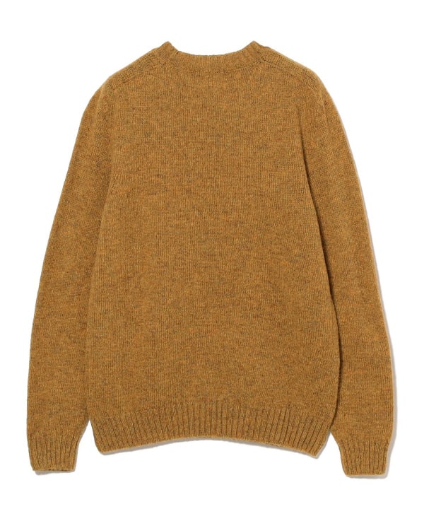 BEAMS F（ビームスF）メランジ シェットランド クルーネックニット