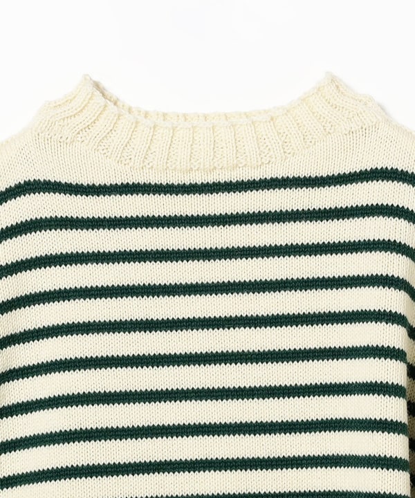BEAMS F（ビームスF）【別注】GUERNSEY WOOLENS / ボーダーニット