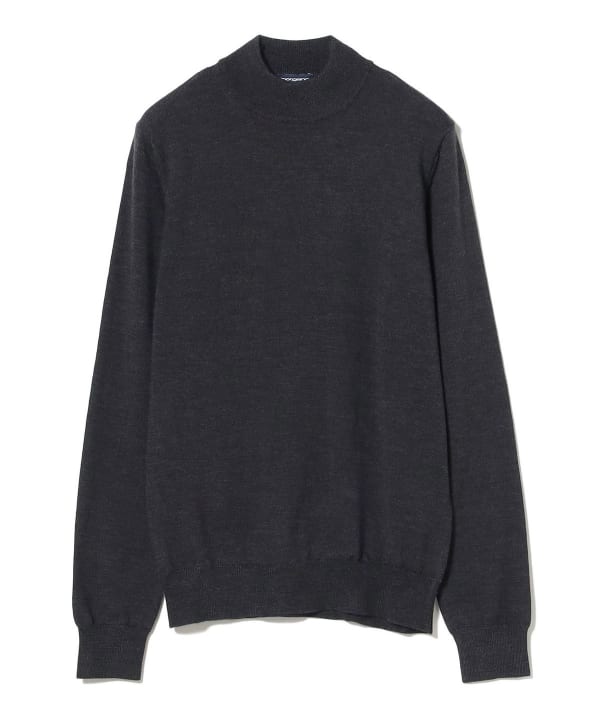 BEAMS F（ビームスF）【別注】MORGANO / 21ゲージ モックネック ニット（トップス ニット・セーター）通販｜BEAMS