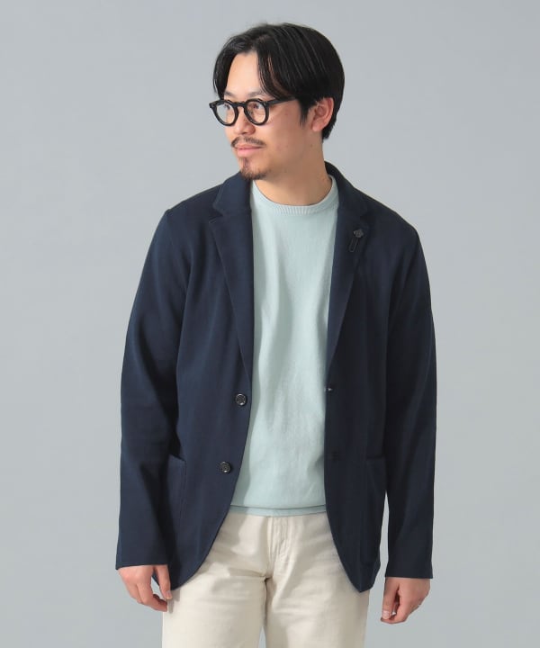 <極美品>LARDINI × BEAMS F カシミヤ ジャケット サイズ42 BEAMS F(ビームスF)LARDINI / コットン ニットジャケット
