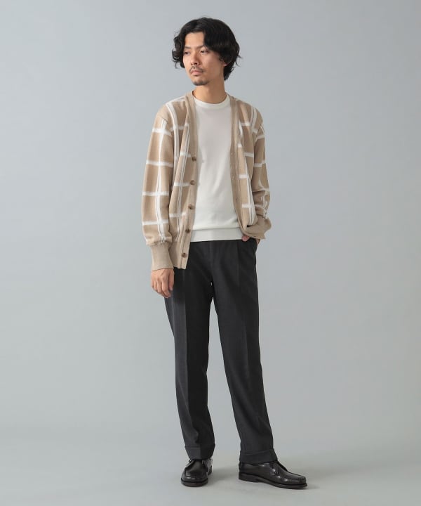 BEAMS F（ビームスF）RENCONTRANT / リネン ウインドウペーン