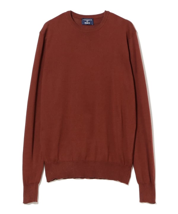 BEAMS F（ビームスF）【別注】MORGANO / 12ゲージ クルーネックニット