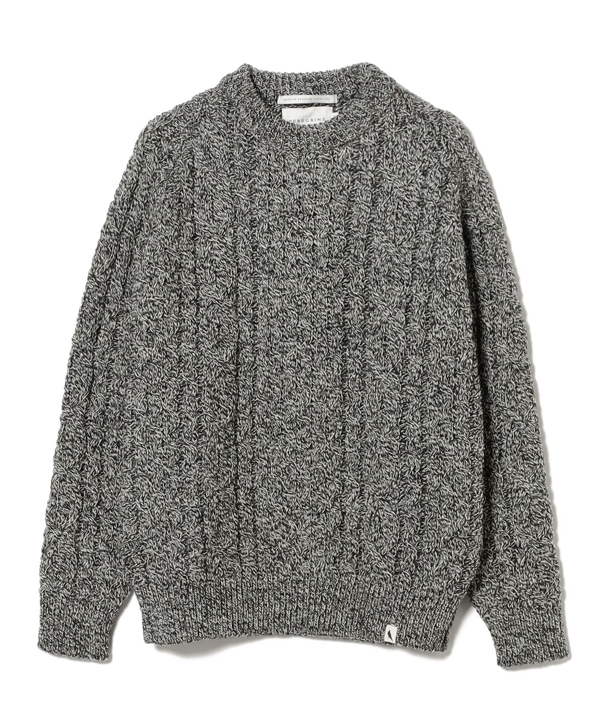 BEAMS F（ビームスF）PEREGRINE / アランケーブル クルーネックニット