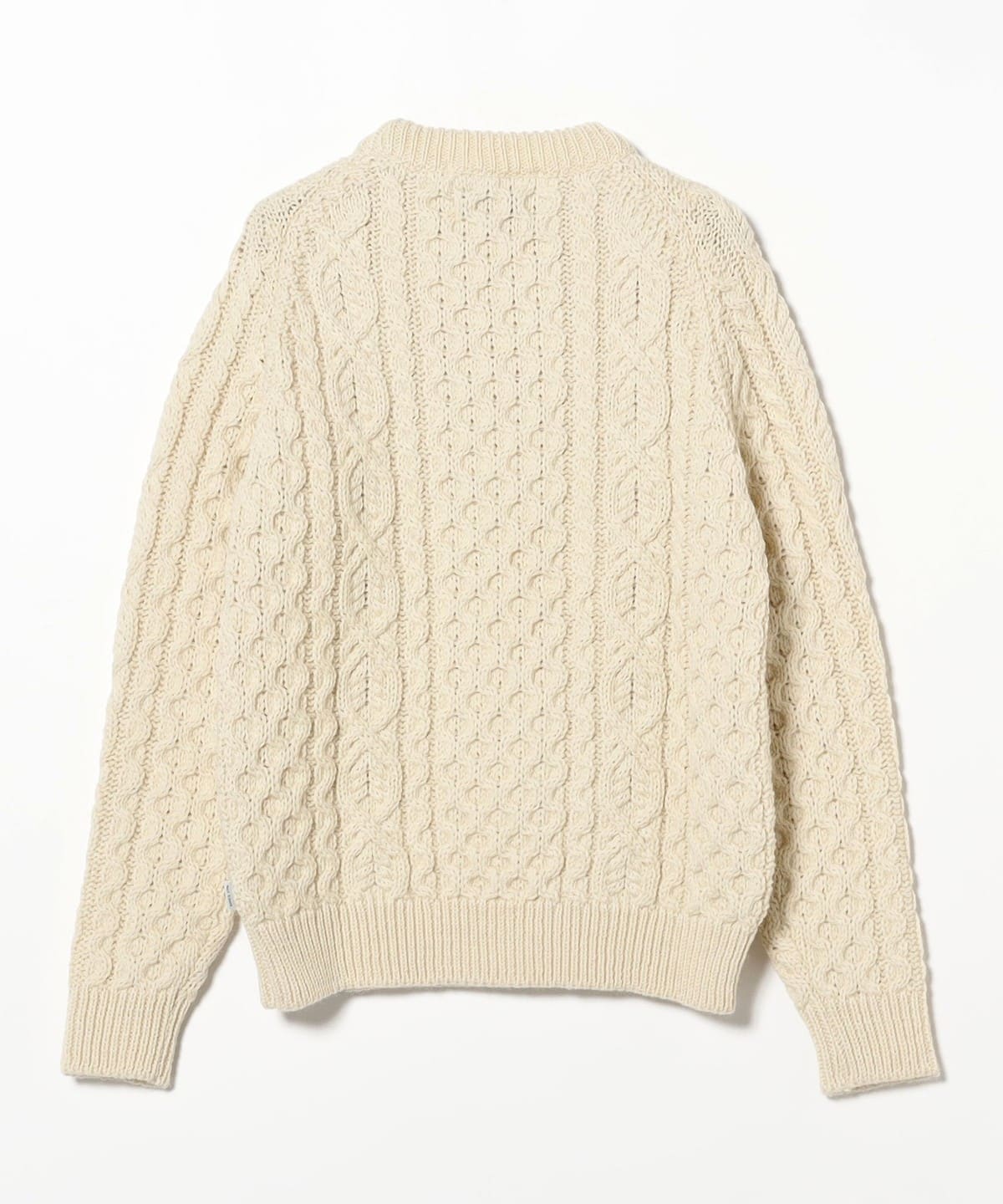 BEAMS F（ビームスF）PEREGRINE / アランケーブル クルーネックニット