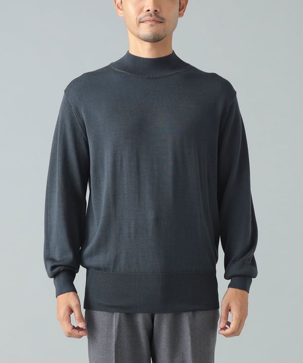 BEAMS F（ビームスF）RENCONTRANT / シルク モックネック ニット