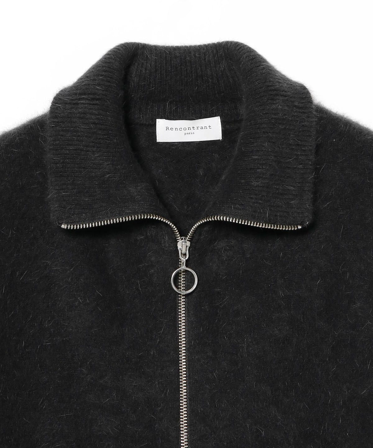 RENCONTRANT / フォックスウール シャギー ドライバーズニット BEAMS F（ビームスF）【別注】RENCONTRANT / フォックスウール