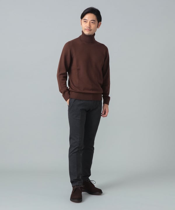 BEAMS F（ビームスF）DRUMOHR / 8ゲージ タートルネックニット