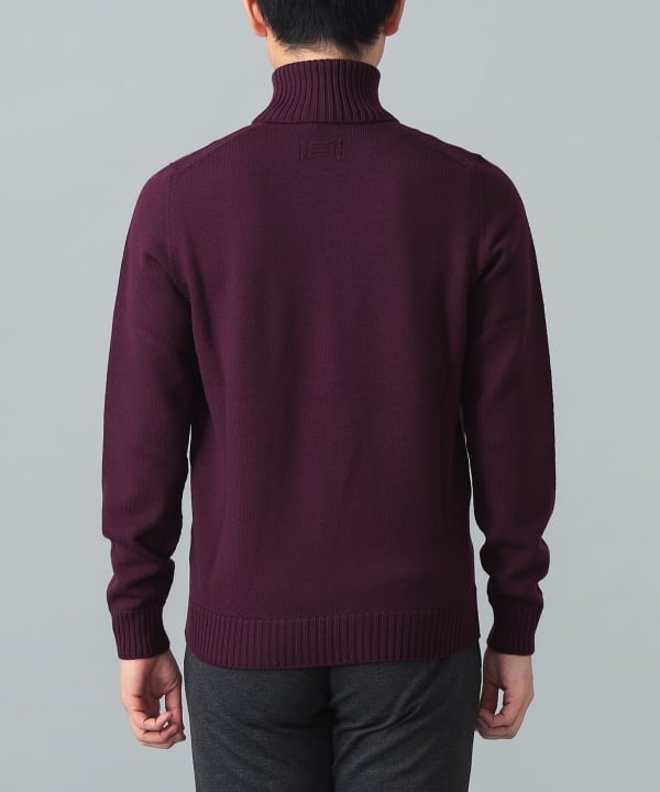 BEAMS F（ビームスF）DRUMOHR / 8ゲージ タートルネックニット