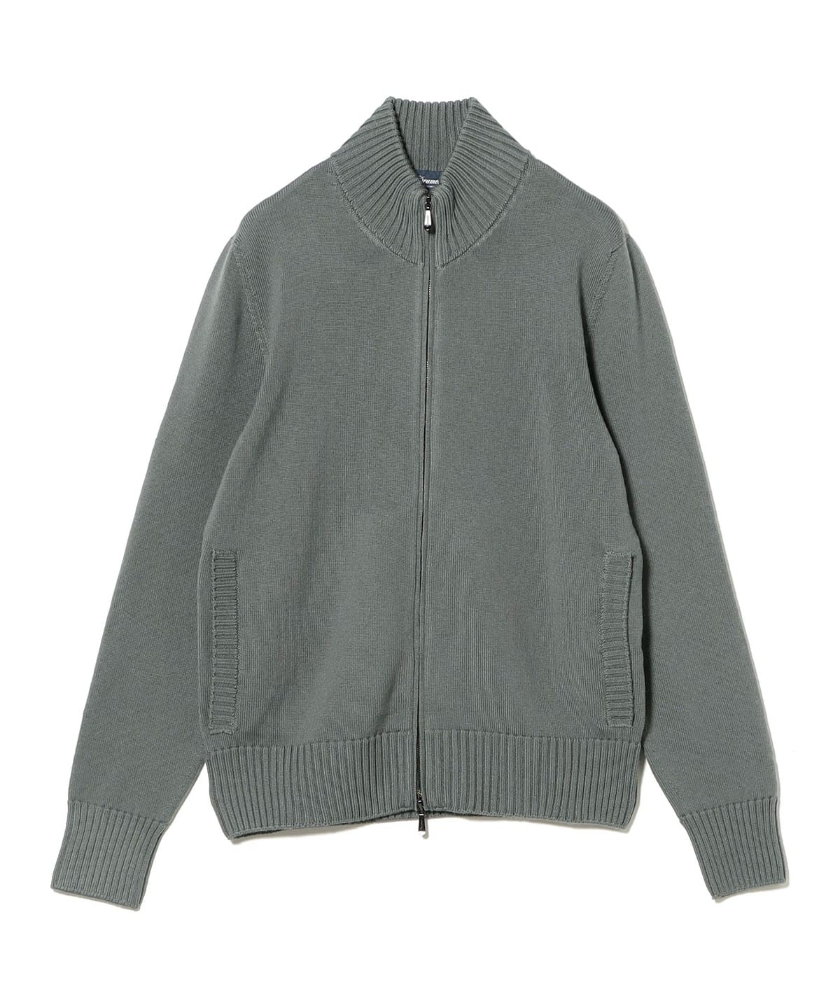 BEAMS F（ビームスF）DRUMOHR / 8ゲージ フルジップ ニット（トップス