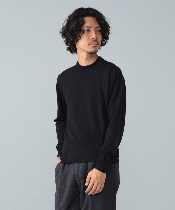 GW限定割引 美品 ビームスF別注 ジョンスメドレー コットンハイネックニット GW限定割引 美品 ビームスF別注 ジョンスメドレー コットン