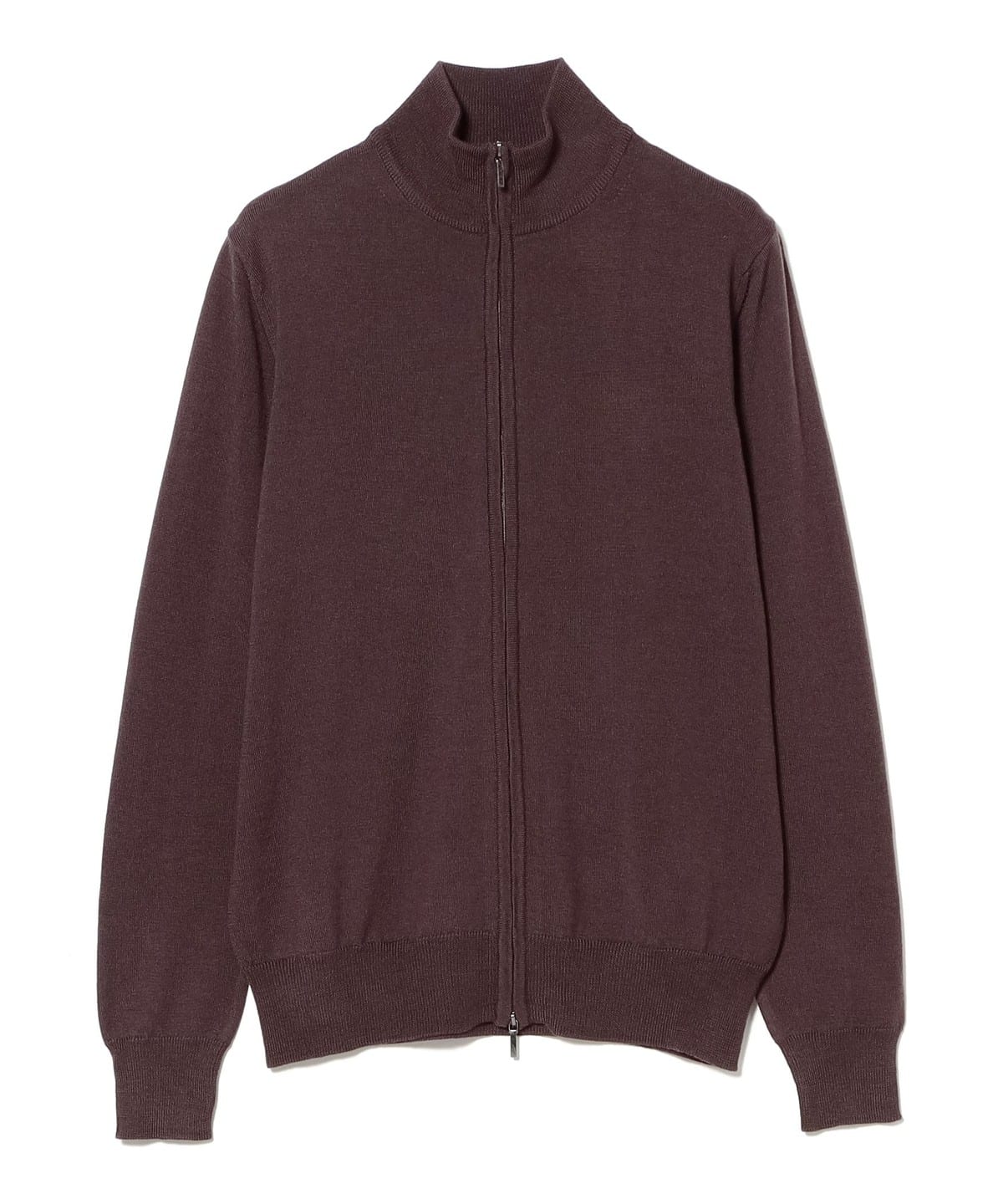 BEAMS F（ビームスF）MORGANO / 21ゲージ ジップアップ ニット
