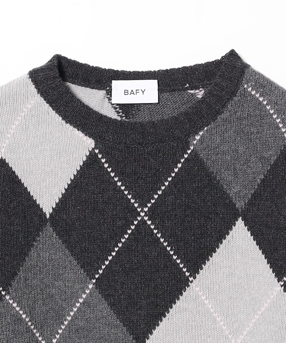 BEAMS F（ビームスF）【別注】BAFY / ウール アーガイル ニット