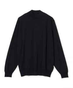 【別注】JOHN SMEDLEY / ウールコットン 30ゲージ モックネックニット