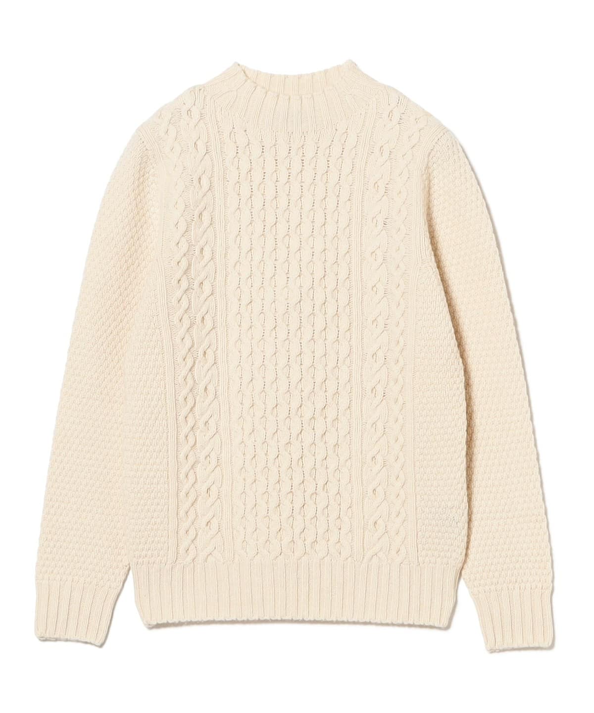 DRUMOHR ドルモア / 5ゲージ アラン編み ハイネックニット トップス MEN NATURAL/125 48 DRUMOHR ドルモア / 5ゲージ アラン編み ハイネックニット トップス MEN NATURAL/125 48