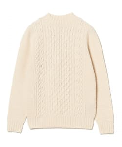 DRUMOHR / 5ゲージ アラン編み ハイネックニット