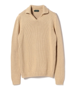 ▲ZANONE / ローゲージ スキッパーポロシャツ