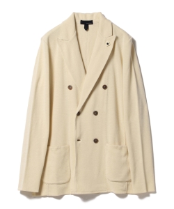 ▲LARDINI / ミラノリブ ダブルニットジャケット
