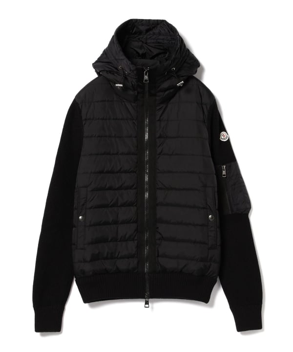 BEAMS F（ビームスF）MONCLER / MAGLIONE ニット×ナイロン