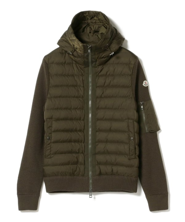 BEAMS F（ビームスF）MONCLER / MAGLIONE ニット×ナイロン