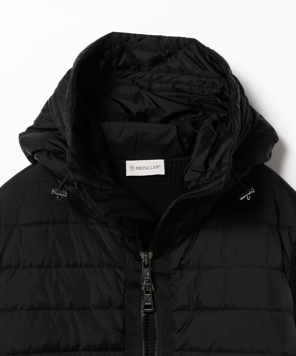 MONCLER モンクレール 2019年モデル ニット&ナイロン フードパーカー