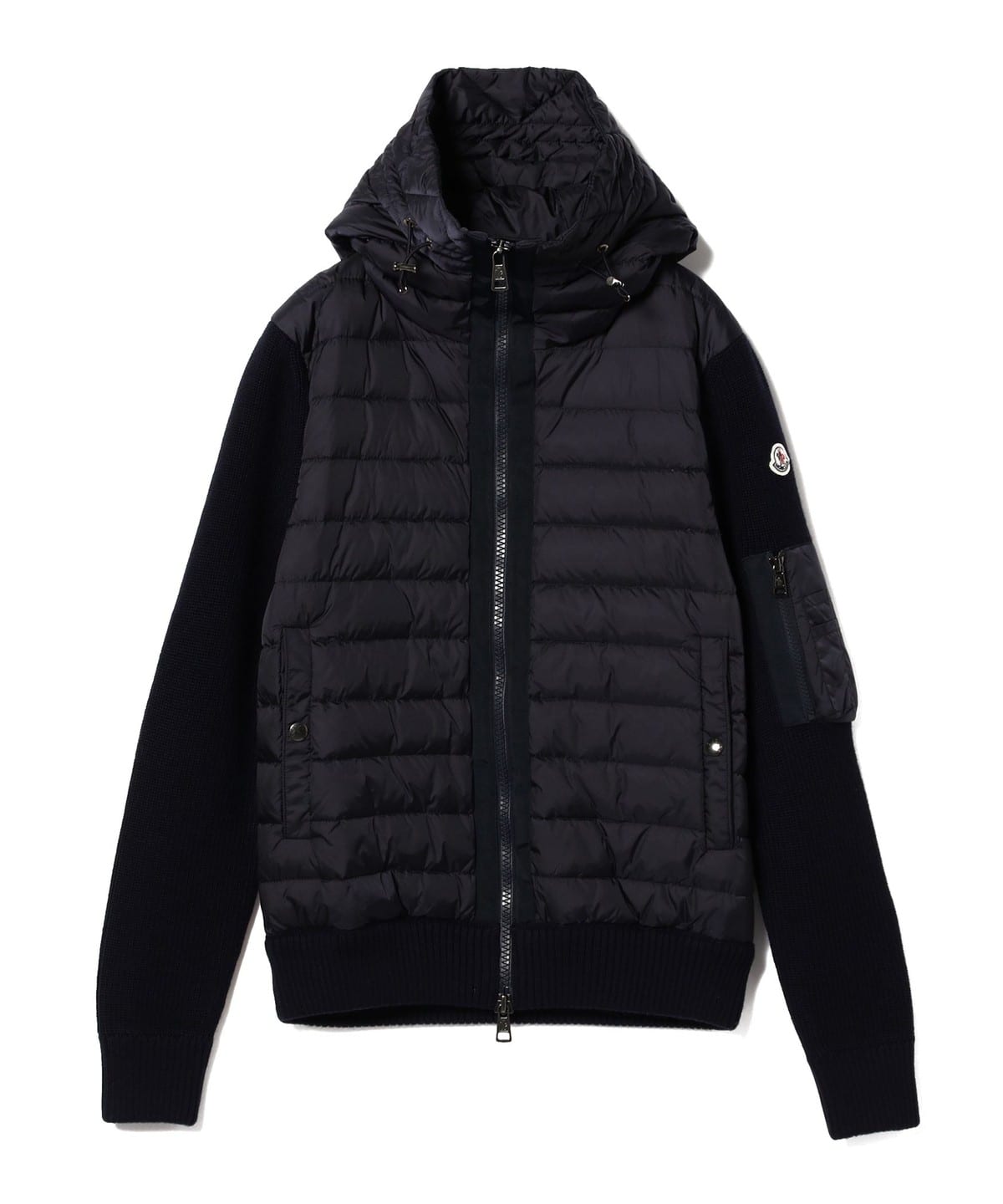 BEAMS F（ビームスF）MONCLER / MAGLIONE ニット×ナイロン