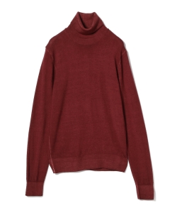 ▲BEAMS F / ITALY製 ハイゲージ タートルネック ニット◎