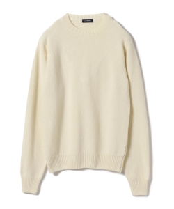 ▲BEAMS F /  ITALY製 ミドルゲージ クルーネックニット◎
