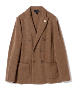 ▲LARDINI / ミラノリブ ダブルニットジャケット◎