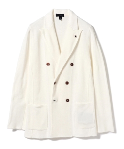 ▲LARDINI / ミラノリブ 6ボタンダブル ニットジャケット