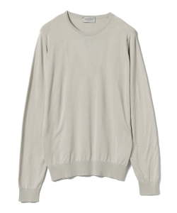 ▲JOHN SMEDLEY / PONZA コットン クルーネックニット