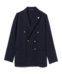 ▲LARDINI / ミラノリブ ダブルニットジャケット