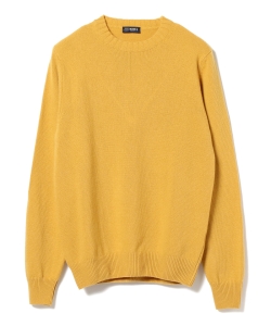 ▲BEAMS F / 7ゲージ ウール クルーネックニット