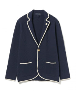 ▲LARDINI / パイピング ニットジャケット