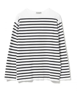 ▲JOHN SMEDLEY / 24ゲージ コットン ボーダー ニット