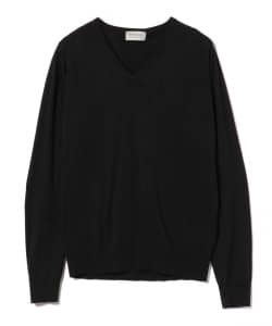 ▲JOHN SMEDLEY / PALERMO 30ゲージ コットン Vネックニット