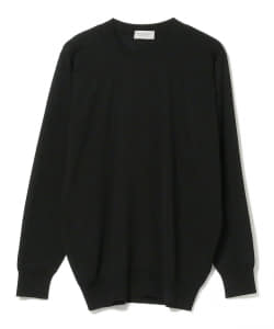 ▲JOHN SMEDLEY / 24ゲージ スウェット クルーネックニット