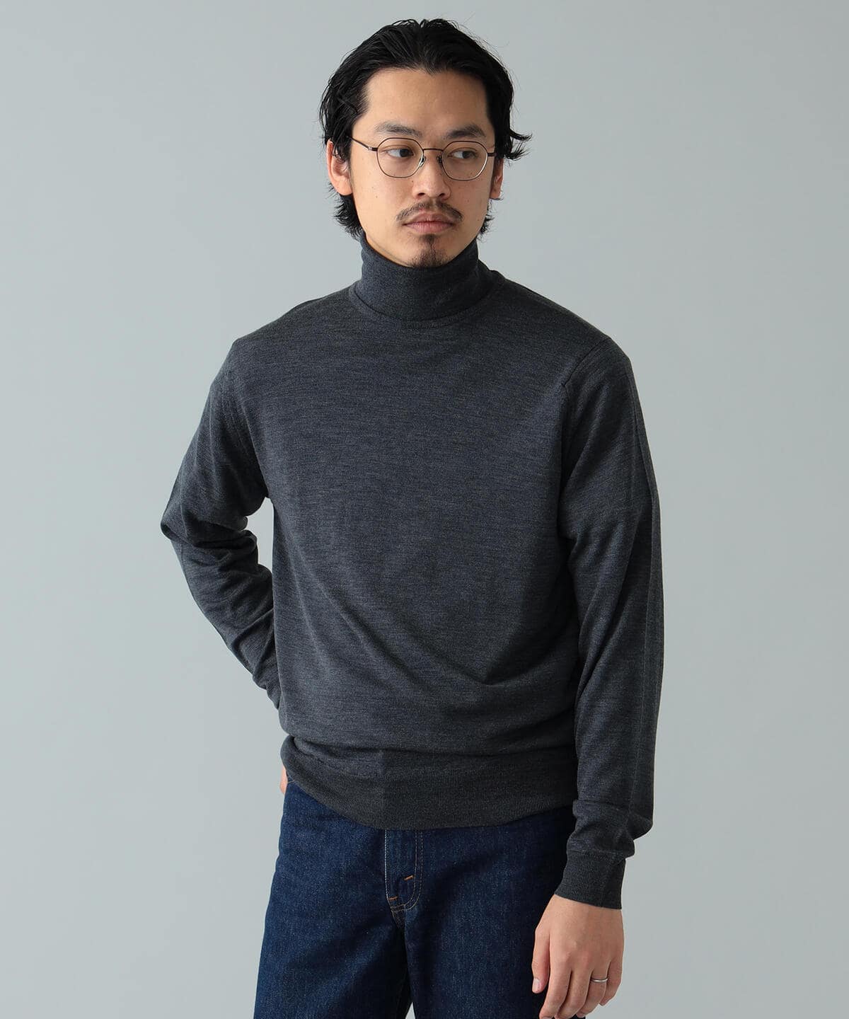 新品 John Smedley ジョンスメドレー　 タートルネック　Sサイズ