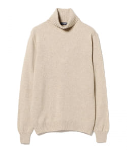 ▲BEAMS F / 7ゲージ タートルネックニット