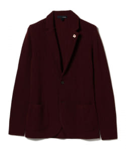 ▲LARDINI / ウール ニットジャケット